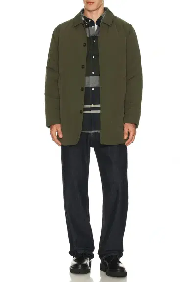Barbour Wadded Lorden Showerproof Mac Jacket | Thumbnail 3