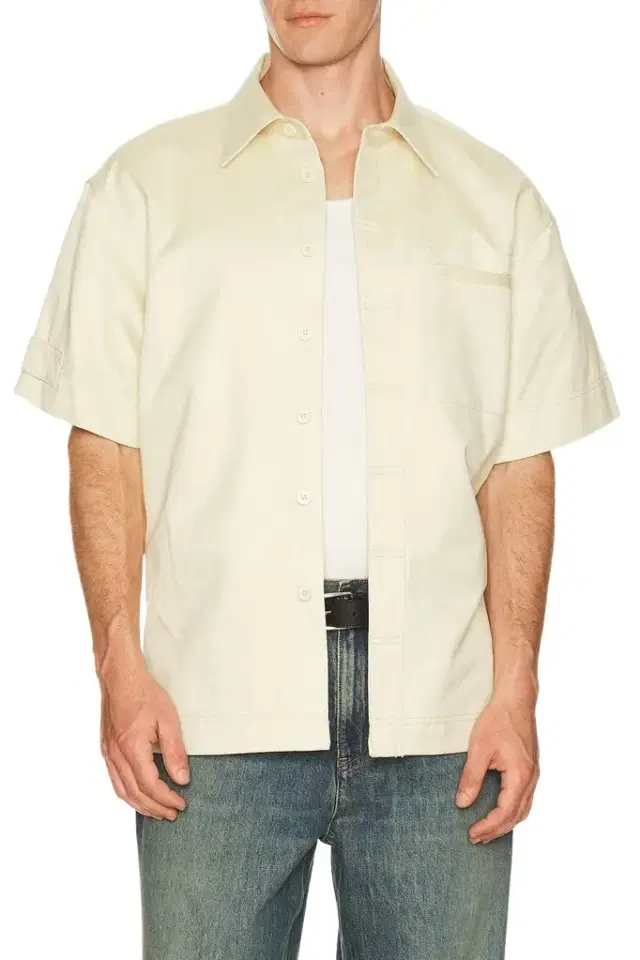 Helmut Lang Short Sleeve Loop Tape Shirt
