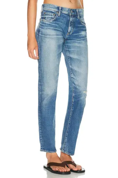 Moussy Vintage Velma Slim Straight Leg Jeans | Thumbnail 2