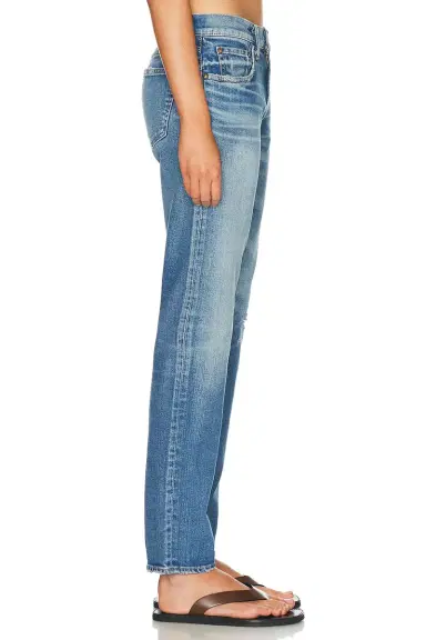 Moussy Vintage Velma Slim Straight Leg Jeans | Thumbnail 3