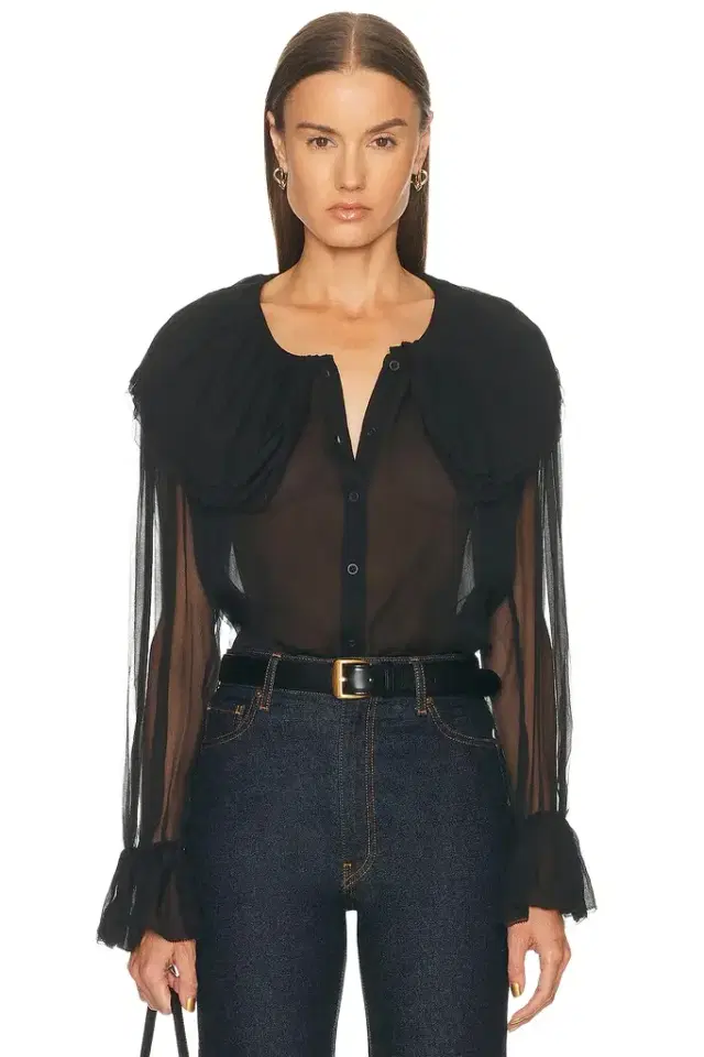 Frame Tiered Statement Blouse