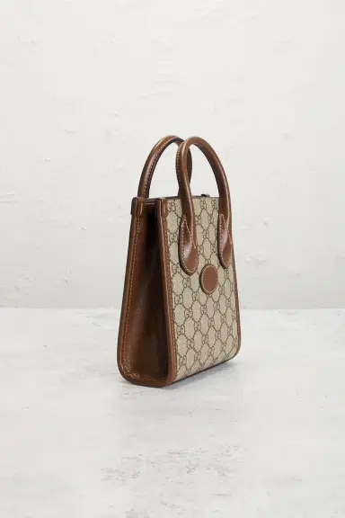 Gucci Gucci Retro Interlocking G Mini Tote Bag | Thumbnail 4