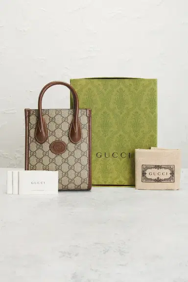 Gucci Gucci Retro Interlocking G Mini Tote Bag | Thumbnail 8