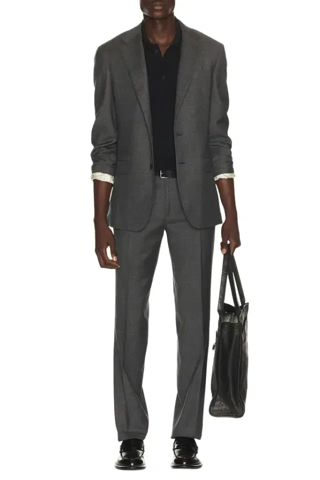 Polo Ralph Lauren 2-Button Single Breasted Sharkskin 2-Piece Suit