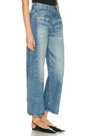 Moussy Vintage Bayard Side Line Cocoon Jeans | Thumbnail 2