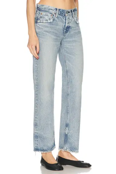 Moussy Vintage Wildwood Straight Low Jeans | Thumbnail 2