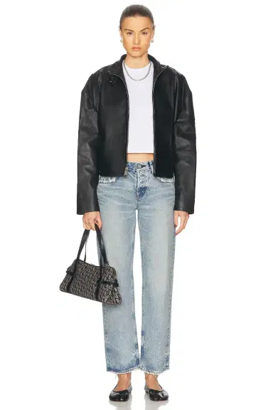 Moussy Vintage Wildwood Straight Low Jeans | Thumbnail 5