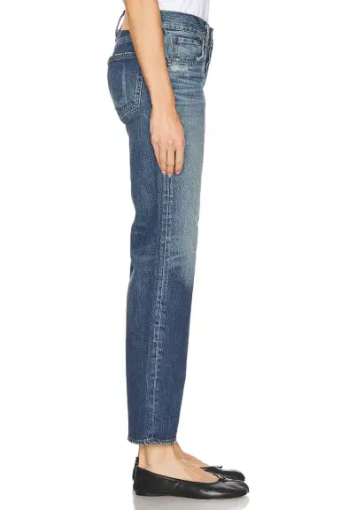 Moussy Vintage Cedarhurst Straight Low Jeans | Thumbnail 3