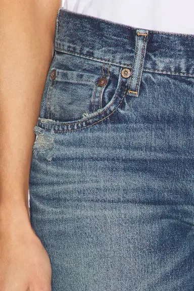 Moussy Vintage Cedarhurst Straight Low Jeans | Thumbnail 6