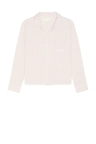 Museum of Peace and Quiet Wordmark Button Up | Thumbnail 4
