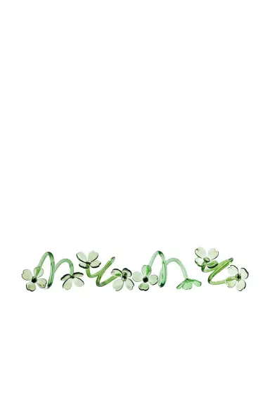 The Favorites Botanica Glass Flower Napkin Rings Set Of 4 | Thumbnail 2