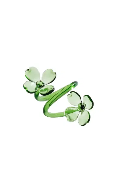 The Favorites Botanica Glass Flower Napkin Rings Set Of 4 | Thumbnail 1