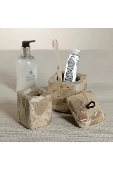 The Favorites Marble Vanity Jar | Thumbnail 2 The Favorites Marble Vanity Jar | Thumbnail 2