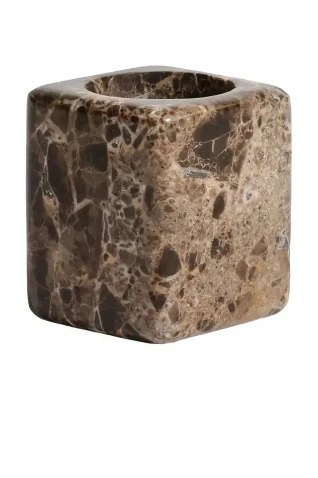 Marble Vanity Jar Marble Vanity Jar