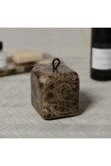 The Favorites Marble Lidded Vanity Jar | Thumbnail 4 The Favorites Marble Lidded Vanity Jar | Thumbnail 4