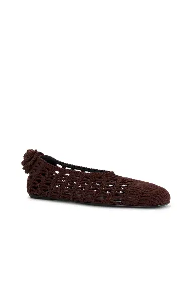 Magda Butrym Crochet Ballet Flat | Thumbnail 2 Magda Butrym Crochet Ballet Flat | Thumbnail 2