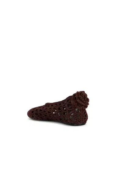 Magda Butrym Crochet Ballet Flat | Thumbnail 3 Magda Butrym Crochet Ballet Flat | Thumbnail 3