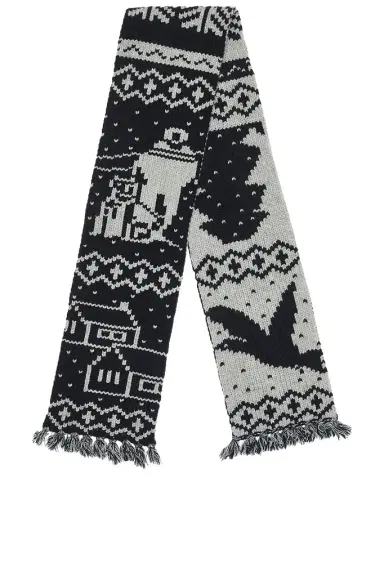 Beams Plus Muffler Jacquard Nordic Pattern Scarf | Thumbnail 1