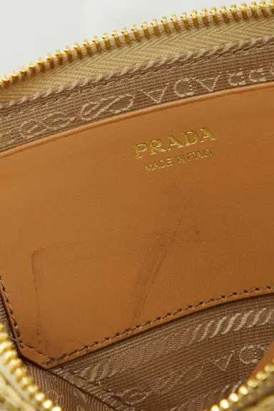 Prada Prada Raffia Mini Triangle Shoulder Bag | Thumbnail 5 Prada Prada Raffia Mini Triangle Shoulder Bag | Thumbnail 5