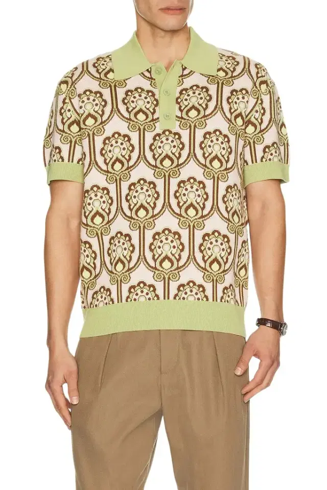 Drôle de Monsieur Dr&ocirc;le De Monsieur Polo Maille Tapisserie Florale