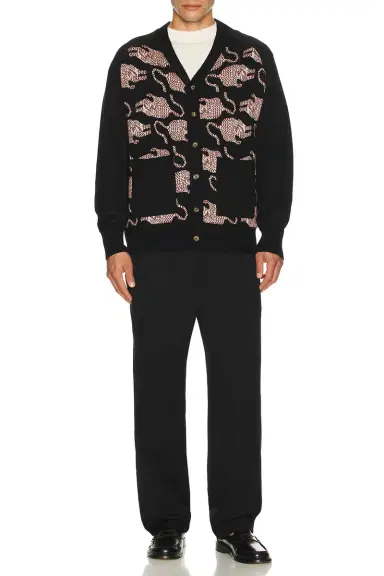 Kardo Agamay Knitted Cardigan With Patch Pockets | Thumbnail 2