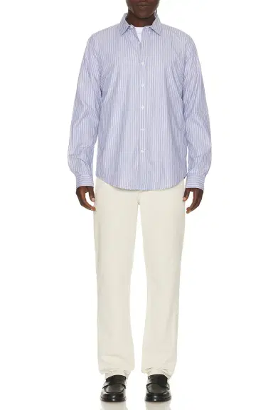 Onia Poplin Long Sleeve Button Down Shirt | Thumbnail 3