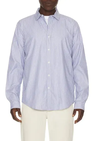 Onia Poplin Long Sleeve Button Down Shirt | Thumbnail 1