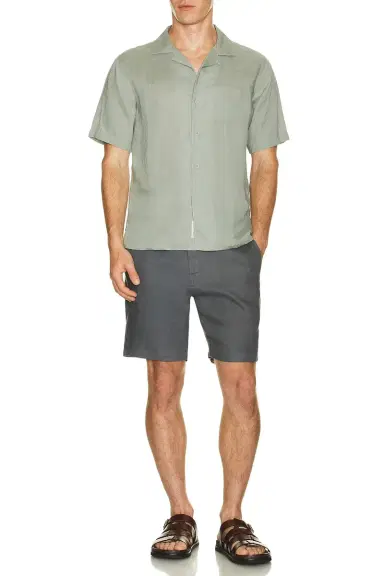Onia Air Linen Convertible Vacation Shirt | Thumbnail 4