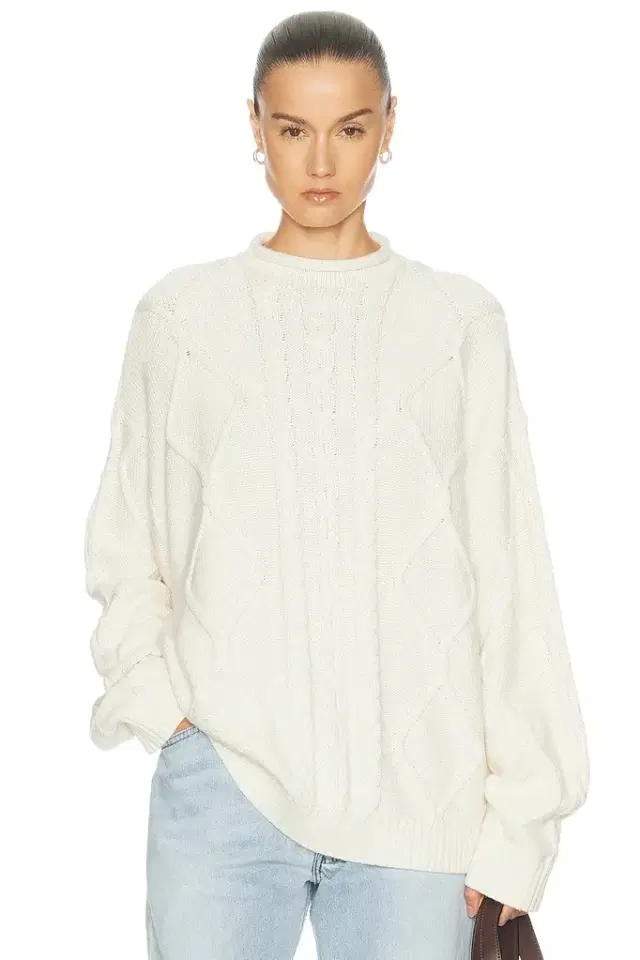 SRG Amberlyn Roll Neck Cable Sweater