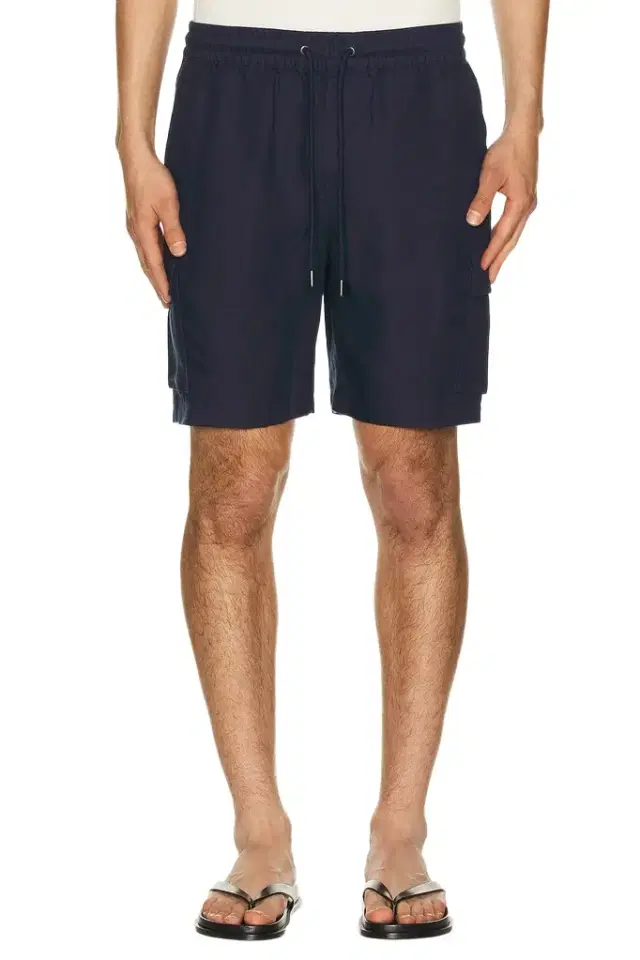 Onia Air Linen Pull-On Cargo Short