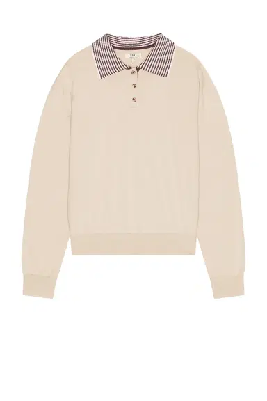 SRG Marielle Long Sleeve Knit Polo | Thumbnail 6 SRG Marielle Long Sleeve Knit Polo | Thumbnail 6