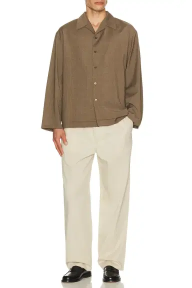 Frame Relaxed Cotton Trousers | Thumbnail 4 Frame Relaxed Cotton Trousers | Thumbnail 4