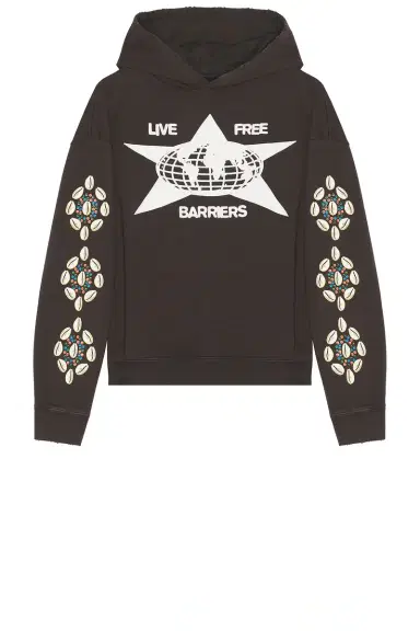Barriers Worldwide Cowrie Shell Hidden Pocket Hoodie | Thumbnail 5