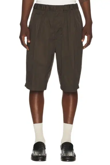Beams Plus 2 Pleats Relax Shorts Nyco Twill | Thumbnail 1
