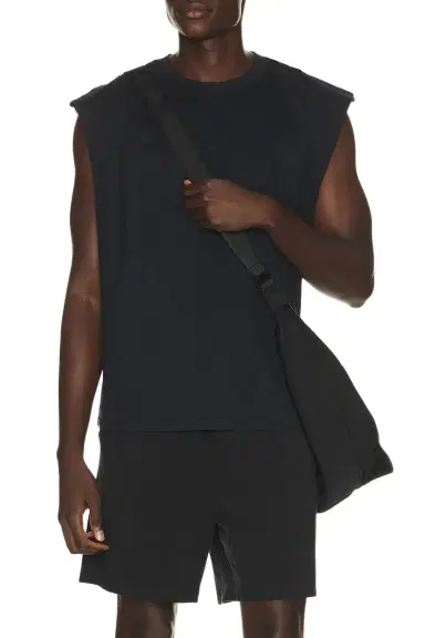 Skims Heavyweight Cotton Cropped Cutoff Tee | Thumbnail 1