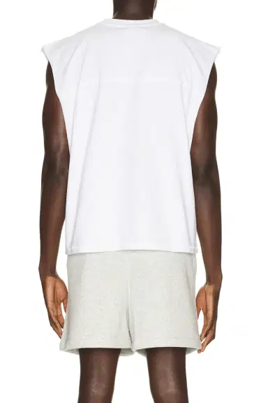 Skims Heavyweight Cotton Cropped Cutoff Tee | Thumbnail 2