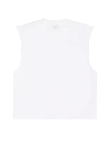 Skims Heavyweight Cotton Cropped Cutoff Tee | Thumbnail 4