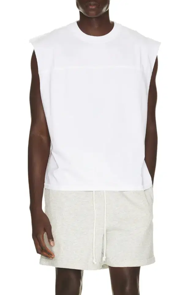 Skims Heavyweight Cotton Cropped Cutoff Tee