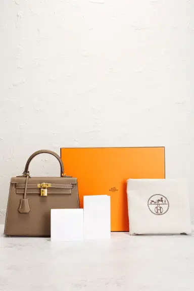HERMÈS Hermes Epsom Kelly 25 Handbag | Thumbnail 7