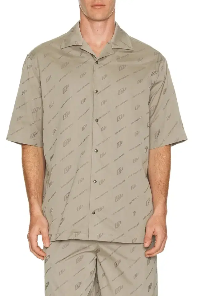 Off-White Jacquard Bowling Shirt