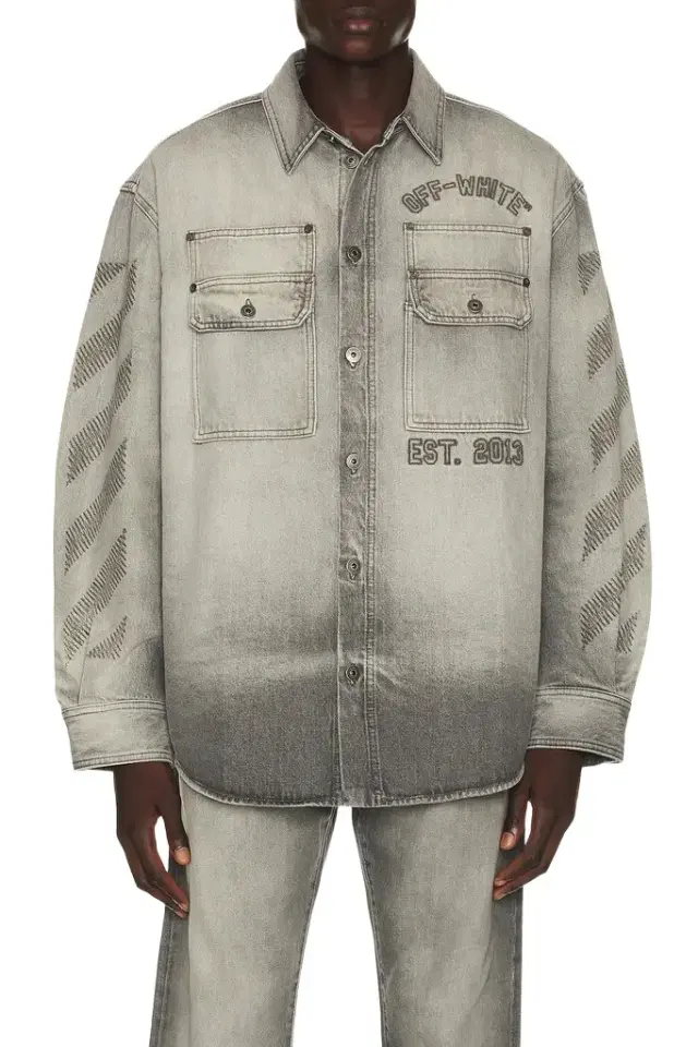 Off-White Denim Military Overshirt