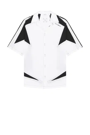 Off-White Race Logo Star Bowling Shirt | Thumbnail 5