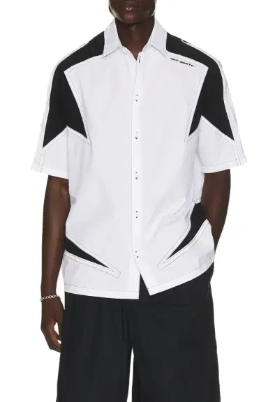 Off-White Race Logo Star Bowling Shirt | Thumbnail 1