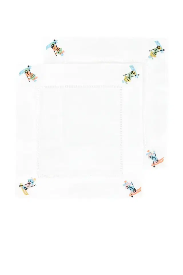 Abbode Skier Napkin