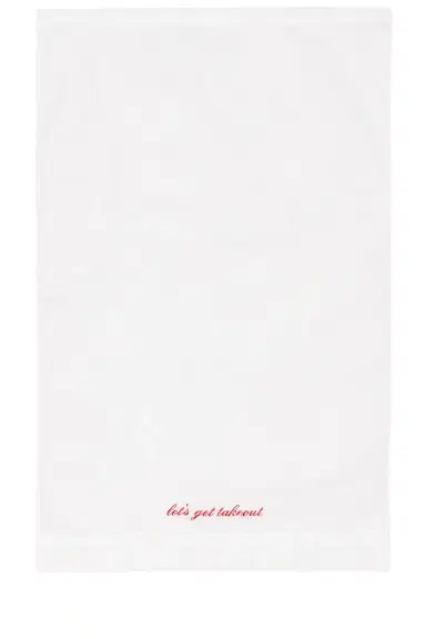 Abbode Let's Get Takeout Tea Towel | Thumbnail 2