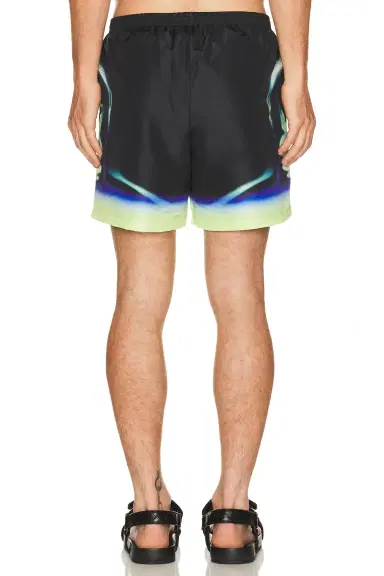 Casablanca Sporchid Black Printed Swim Shorts | Thumbnail 3 Casablanca Sporchid Black Printed Swim Shorts | Thumbnail 3