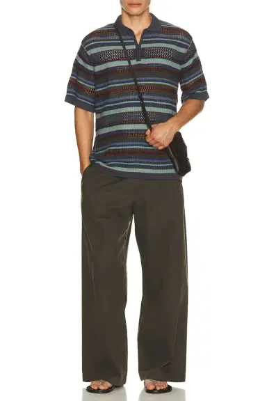 thisisneverthat Striped Knit Polo | Thumbnail 4