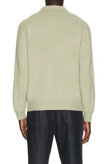 LE 17 SEPTEMBRE Brushed Cashmere Blend Polo Sweater | Thumbnail 2 LE 17 SEPTEMBRE Brushed Cashmere Blend Polo Sweater | Thumbnail 2