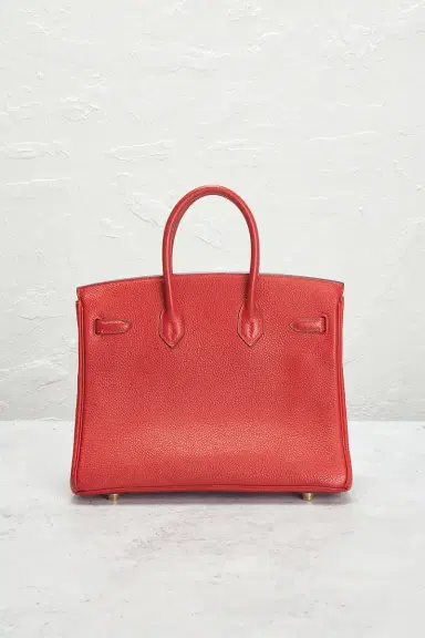 HERMÈS Hermes Togo Birkin 25 Retourne Handbag | Thumbnail 3