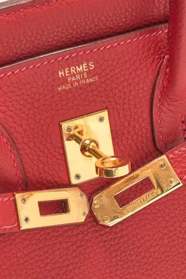 HERMÈS Hermes Togo Birkin 25 Retourne Handbag | Thumbnail 6
